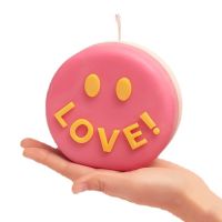 Emoticon Smiley Slogan Candle Silicone Mold Handmade Facial Aromatherapy Gypsum Crafts Form for Candles 3d Silicone Molds Making