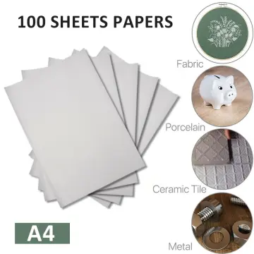 100 Sheet A4 Size Reusable Carbon Tracing Transfer Paper for