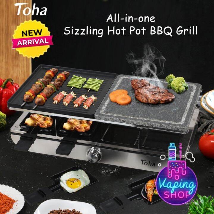 Electric Sizzling Hot Plate Grill Toha All in one bbq grill Lazada PH