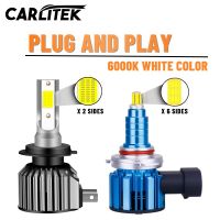 H4 H7 LED Headlight H8 H9 H11 Car Lamps 360 Mini Auto HB4 9006 HB3 9005 Light Bulb On Cars High Low Beam Plug And Play Universal