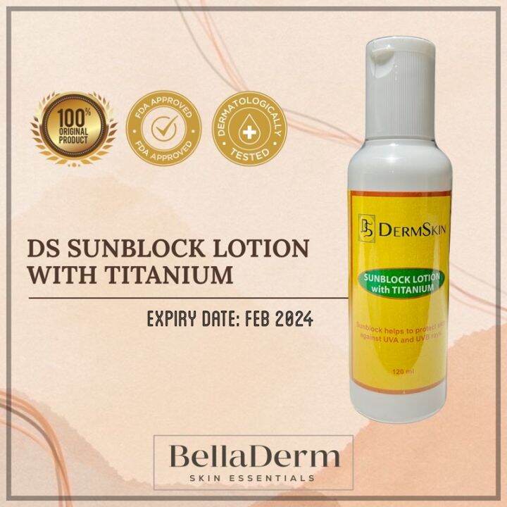 Dermskin Sunblock lotion with titanium Lazada PH
