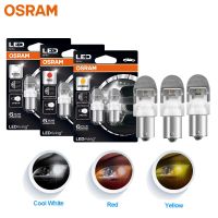 OSRAM Ledriving พรีเมี่ยม P21W LED สัญญาณไฟ S25 1156สีขาวสีแดงสีเหลืองอำพันสีรถไฟตัดหมอกหลอดไฟอัตโนมัติเบรกตำแหน่งหยุดโคมไฟ,คู่