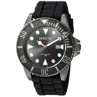 Invicta Mens 90305 Pro Diver Analog Display Quartz Black Watch