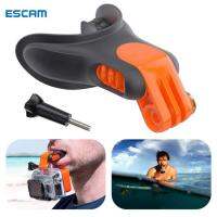 ESCAM X-311กล้องกีฬาสำหรับ GoPro DJI Osmo,กล้องกีฬาเล่นเซิร์ฟปากกัดตัวเชื่อมต่อสายรัดฟันเซิร์ฟพร้อมบล็อกลอยน้ำ
