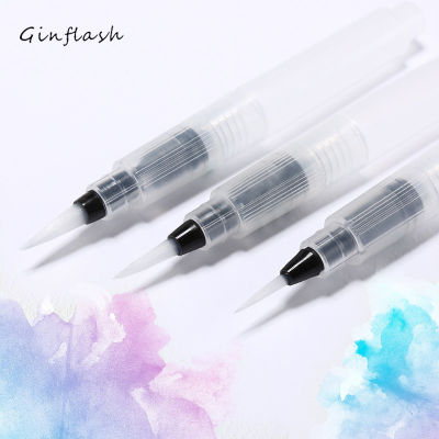 【CW】Ginflash Refillable Paint brush Water Brush Ink Pen Water Color soft head Calligraphy watercolor paints Painting