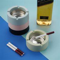 Tinplate Ashtray Simple Scandinavian Style Household Ktv Hotel Plastic PP Ashtray Nordic Home Office Cigarette Tools Ashtray