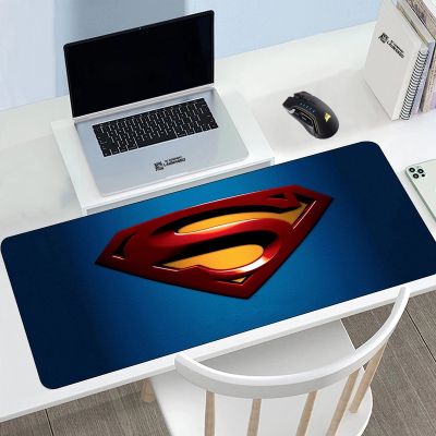 Supermans Gamer Mouse Pad Large Office Carpet Keyboard Xxl Big Pc Gaming Computer Hot Pads the Table Extended Mat 900x400 Anime