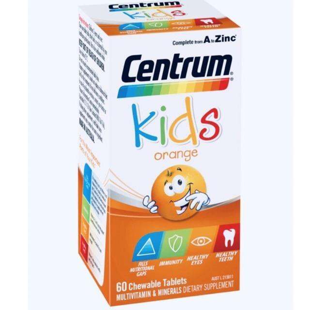 Centrum Kids Multivitamins 60 chewable tabs orange Lazada PH