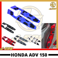 แผงสเต็ป150-boardest พื้น Honda ADV ขอบ/พรมคาร์บอนสีดำแดง