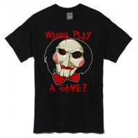 [New] ขายร้อน Jigsaw Movie Sawhirt ใหม่ ** Halloween Horror Tshirt