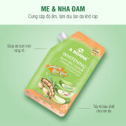 Muối Tắm A Bonne Whitening Silky Salt Scrub Chiết Xuất Nha Đam và Me Giúp