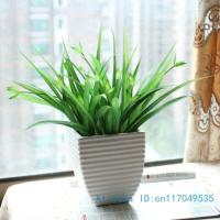 【cw】 1Bouquet Artificial PlasticLeavesPlantDecoration F108