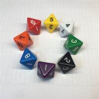 【LZ】 D8 Digital Dice with Number 8 Lados 1 2 3 4 5 6 7 8 Pcs Engraçado RPG Jogos de Tabuleiro