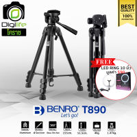 Benro Tripod T890 - แถมฟรี** LED Ring 10นิ้ว มูลค่า 590บาท - ขาตั้งกล้องน้ำหนักเบา DSLR, มิลเรอร์เลส, คอมแพ็ค, วิดีโอ