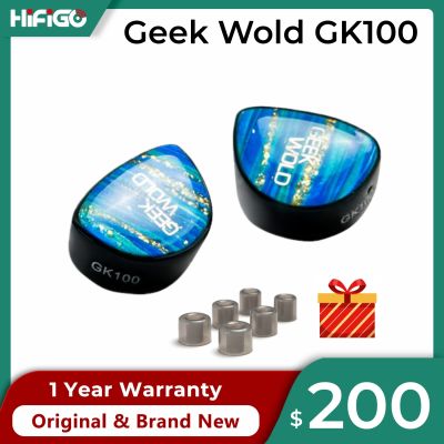 Geek Wold 2BA 3DD 4PZT ไดรเวอร์ไฮบริดในหูตรวจสอบหูฟัง IEM 8มิลลิเมตรสมดุล A Rmature แบบไดนามิกไฮไฟหูฟัง2Pin HiFiGo