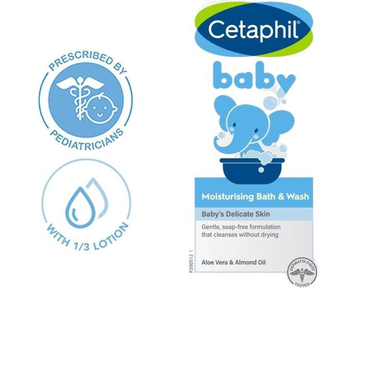 Cetaphil Baby Ultra Moisturizing Bath Wash 230ml [with Aloe Vera and