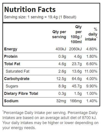 Arnott s tim tam chewy caramel 175g - ảnh sản phẩm 5