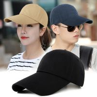 【Hot Sale】 soft top baseball cap with long eaves single-layer breathable sun visor for men and women