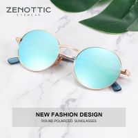 ZENOTTIC แว่นตากันแดดโพลาไรซ์ทรงกลมโลหะสำหรับ2023เฉดสีเดินทางแฟชั่นสำหรับผู้หญิงแว่นตากันแดด610011 Fnhg