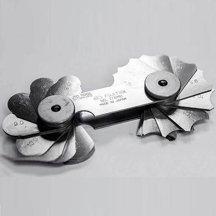 เกจวัดรัศมี (R) RADIUS GAUGE (178MB) Fuji tool Lazada.co.th