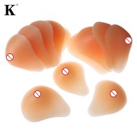 Silicone Chest Fake False Breast Prosthesis Super Soft Silicone Gel Pad Supports Artificial Spiral 150g-400g