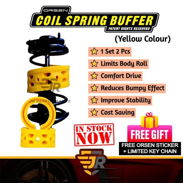 ♣Orsen RBach Universal Silicone Coil Spring Buffer Power Cushion Buffer Car Absorber Suspension