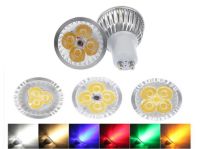 【boloni HHG】โคมไฟ LED หรี่แสงได้สปอตไลท์ไฟ LED GU5.3 E27,โคมไฟ LED จุดเทียนหลอดไฟ LED 3W 4W 5W 110V 220V สีแดงเขียวน้ำเงิน