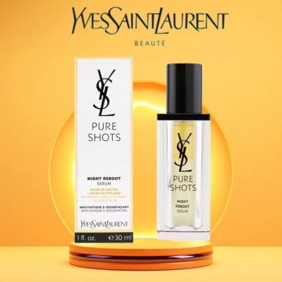 ใหม่แท้ 100%YSL Yves Saint Laurent Pure Shots Night Reboot Serum&nbsp;30 ml