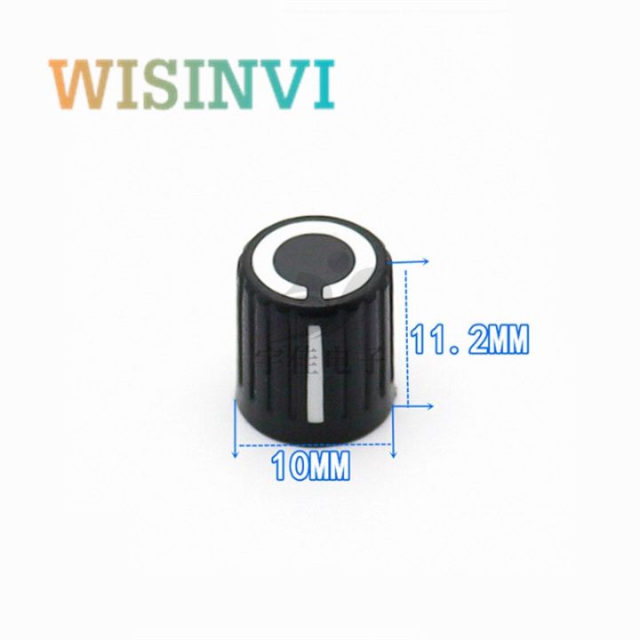 10pcs-plastic-knob-cap-diameter-10mm-height-11mm-potentiometer-encoder-knob-flower-shaped-inner-hole-6mm-guitar-bass-accessories