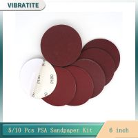 ⊙◄▨ PSA Sanding Sheets Self adhesive Sandpaper 6 Inch 150MM Dry Grinding Saning Disc 60 to 2000 Grits for Sanding Polishing