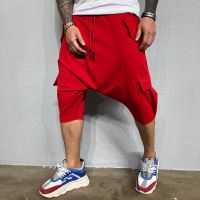 Hip Hop Streetwear Men Shorts Sweatpants Cotton Shorts Fitness Men Jogger Sweatpants Fashion Men Casual Cargo Pant Trousers Male