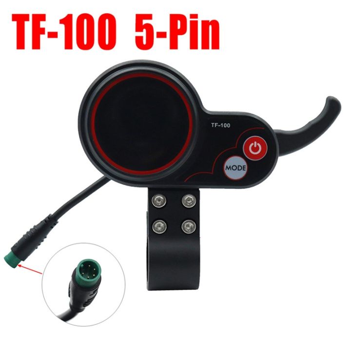 display-dashboard-tf-100-switch-button-scooter-5pin-skateboard-speedometer-for-kugoo-m4-electric-scooter-parts