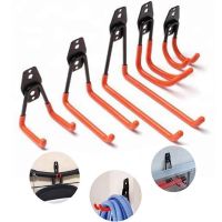 【CW】 Wall Mount Hanger Heavy Duty Metal Hooks for Hanging Tools Storage Organizer with Screws