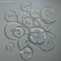 ❐ 50pcs/bag of High-quality Transparent Resin Two-eye Buttons DIY Clothing Coat Decorative Buttons Quilt Cover Inner Buckle