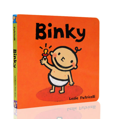 Original English picture book works of Binky famous Leslie Patricelli introduction to childrens English cognitive paperboard book famous picture book parents and children read imported books on early education and intelligence at the age of 0-1-2-3