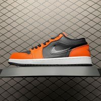 2023 HOT [Original✅] ΝΙΚΕ A J 1 Low Culture Basketball Shoes Skateboard Shoes Black Orange {Free Shipping}