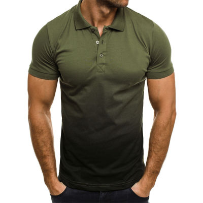 HotMen เสื้อโปโลผู้ชายแขนสั้นเสื้อโปโลความคมชัดสีโปโลใหม่เสื้อผ้าฤดูร้อน Streetwear ลำลองแฟชั่นผู้ชาย Tops
