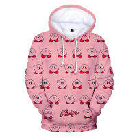 CWKawaii Kirby Plush การ์ตูนน่ารัก Plushie 3D สีพิมพ์ Hooded Sweatshirt อะนิเมะ Plush ของเล่นสำหรับเด็กผู้หญิงของเล่นเด็กวันเกิด Gift