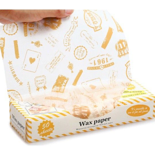 กระดาษไขห่อขนม-wax-paper-กระดาษไขมีลาย-กระดาษไขพิมพ์ลาย-กระดาษห่อขนม-เคลือบ2ด้าน