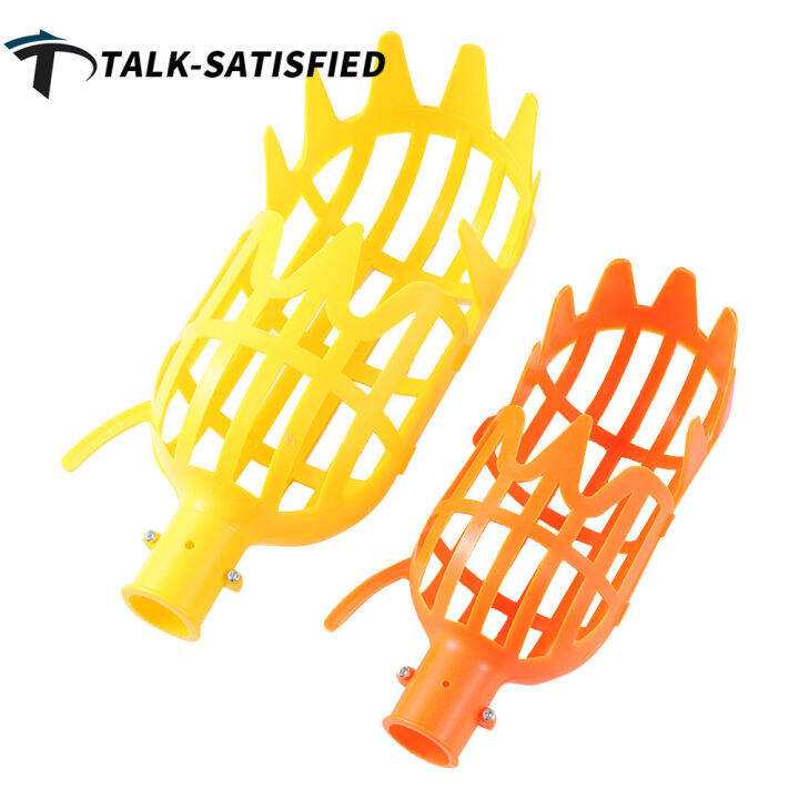 2pcs Garden Basket Fruit Picker Head Plastic Fruit Picking Catcher