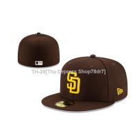 ✆◑ High Quality MLB San Diego Padres Fitted Hat Men Women 59FIFTY Cap Full Closed Caps Sports Embroidery Hats 1 Topi