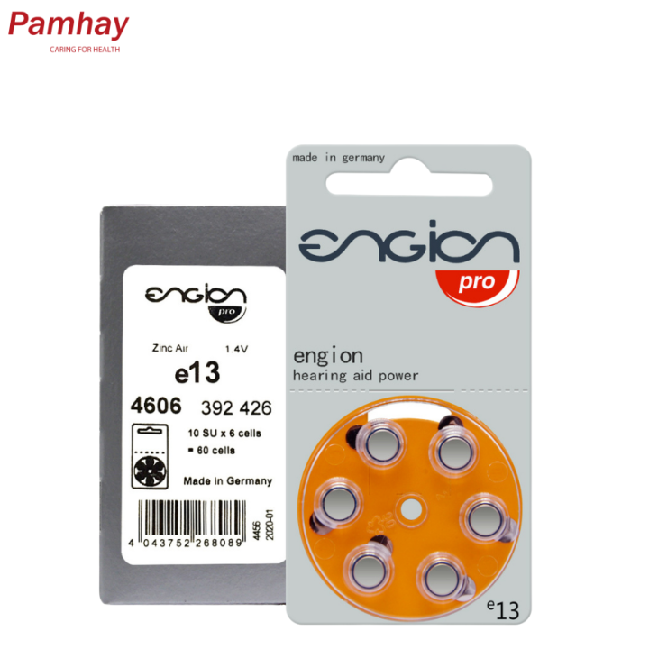30Pcs/5Packs A13 E13 Siemens Hearing Aid Battery Size Model Import