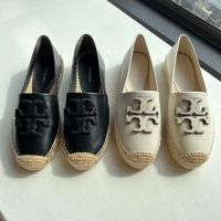 2023 new TORY BURCH Leather Flat Bucket Shoes