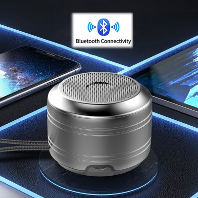 Mini Wireless Bluetooth Speaker Portable Powerful Bass Sound Box Built-in Microphone Call Outdoor Waterproof Usb Audio TF Card Wireless and Bluetooth