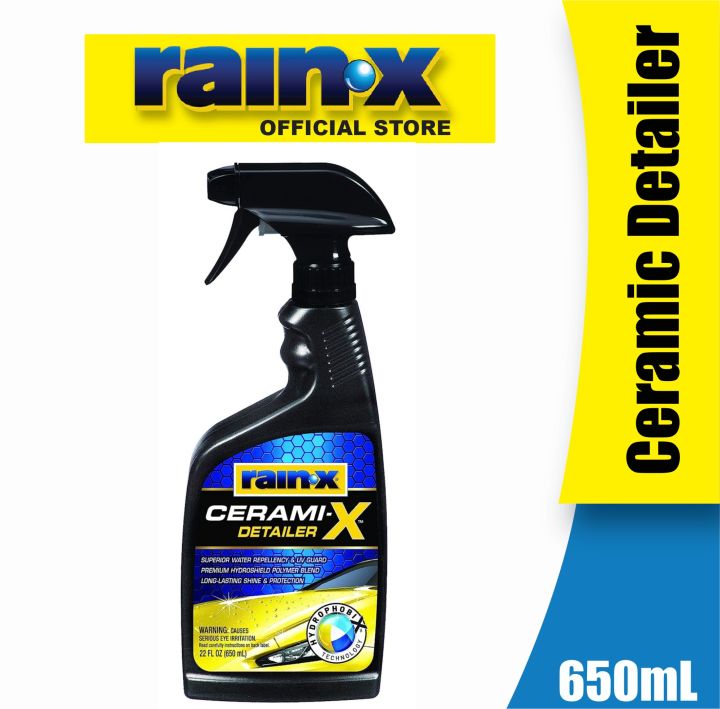 RainX Ceramic Detailer UV Protect Trim Chrome 650mL UV Guard Shine and