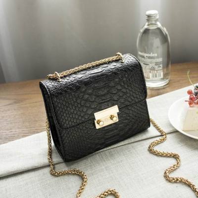 Aliwood Summer Female Bags Ladies Shoulder Messenger Bag Alligator Crocodile Leather Small Chain Womens Crossbody Bag Handbags