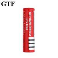 GTF 18650 3.7V 3000MAh Li-ion สำหรับไฟฉายคาดศีรษะชี้แบบชาร์จไฟได้ลิเทียมไอออน