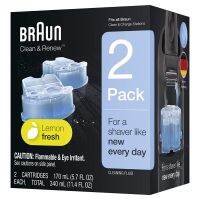 Braun Clean &amp; Renew Refill Cartridges CCR - Pack of 2