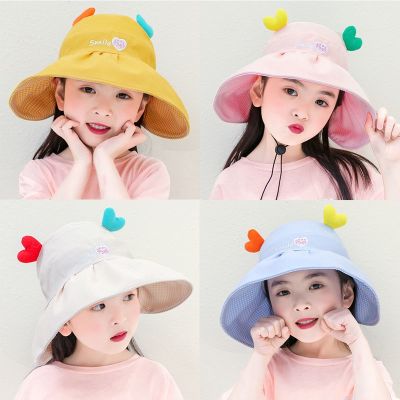 [พร้อมส่ง] หมวกปีกกว้างน่ารัก กันแดด สไตล์เกาหลี แฟชั่นฤดูร้อน สําหรับแม่ และลูก