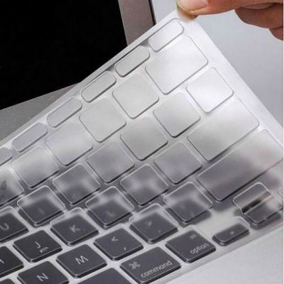 แล็ปท็อปแผ่นครอบแป้นพิมพ์เหมาะสำหรับ Apple Macbook Air/Pro13/15/17ซิลิโคนบางใสปกป้องผิวเหมาะสำหรับ Apple Macbook Air ฟิล์มป้องกัน
